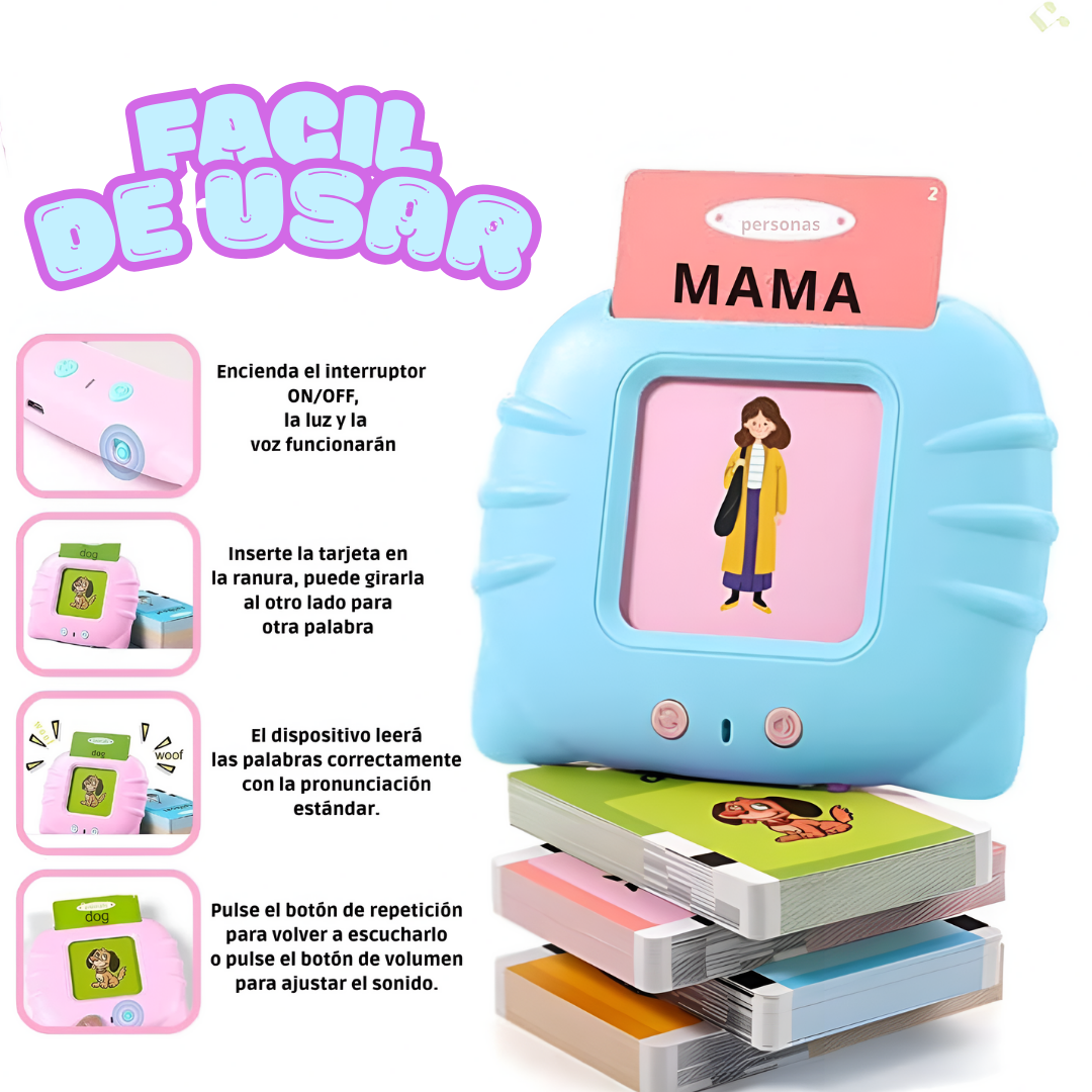 Aprende+ Juguetes de Aprendizaje con 255 Tarjetas Flash Parlantes